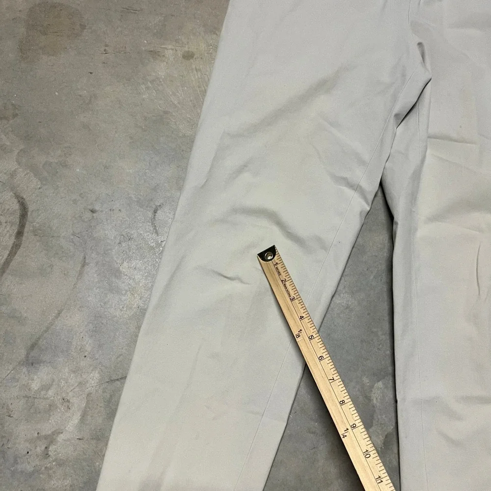 Piazza Sempione Audrey Pants Beige Cotton Lycra Made in Italy Size IT 46